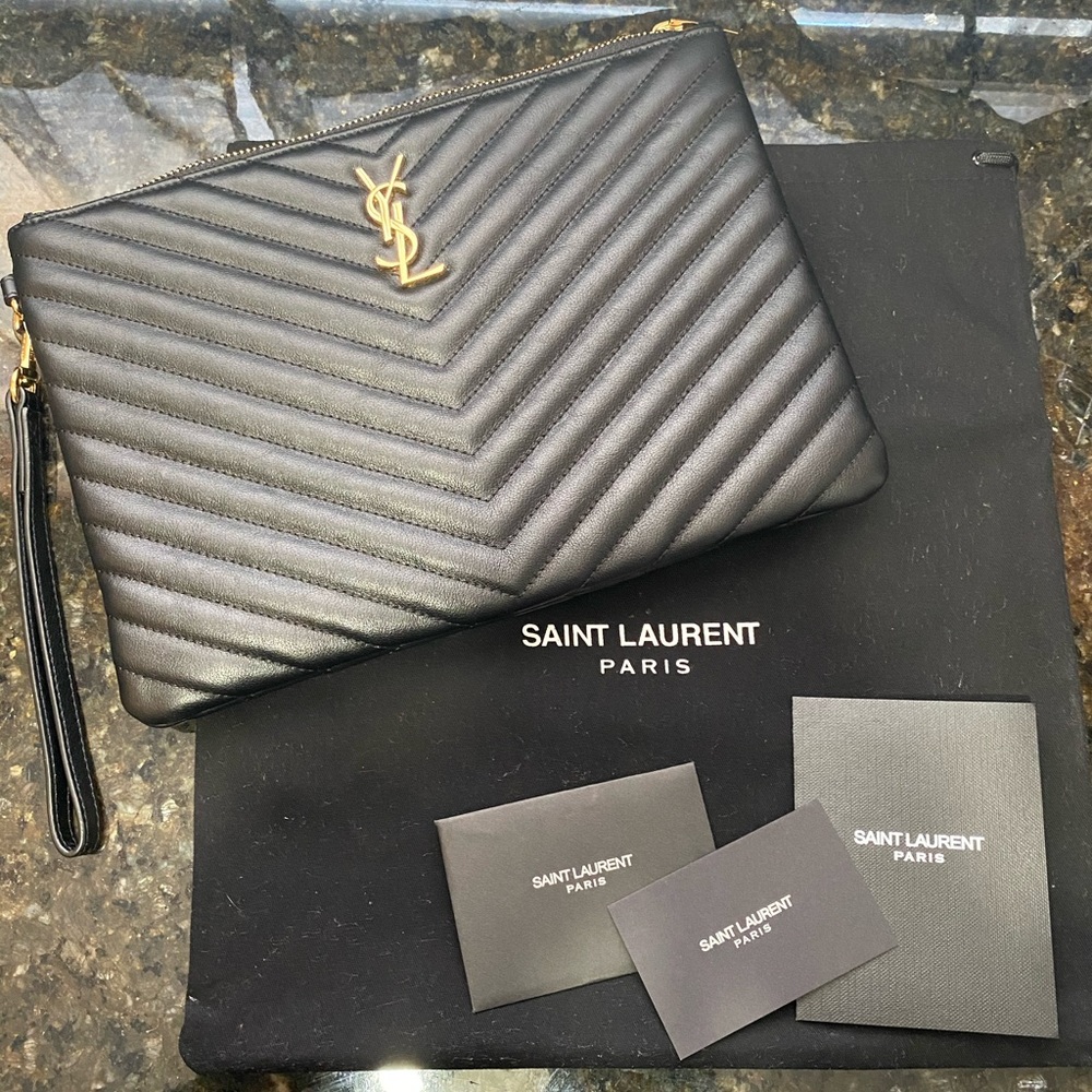 Authentic YSL clutch